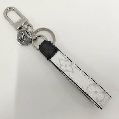 Louis Vuitton Key Holder Dragonne Monogram White Silver