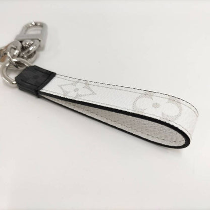 Louis Vuitton Key Holder Dragonne Monogram White Silver