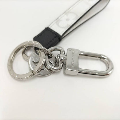 Louis Vuitton Key Holder Dragonne Monogram White Silver