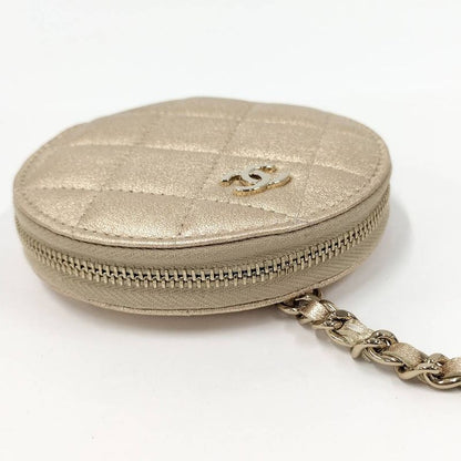Chanel Chain Pouch Coin Case Airpods Pro Gold