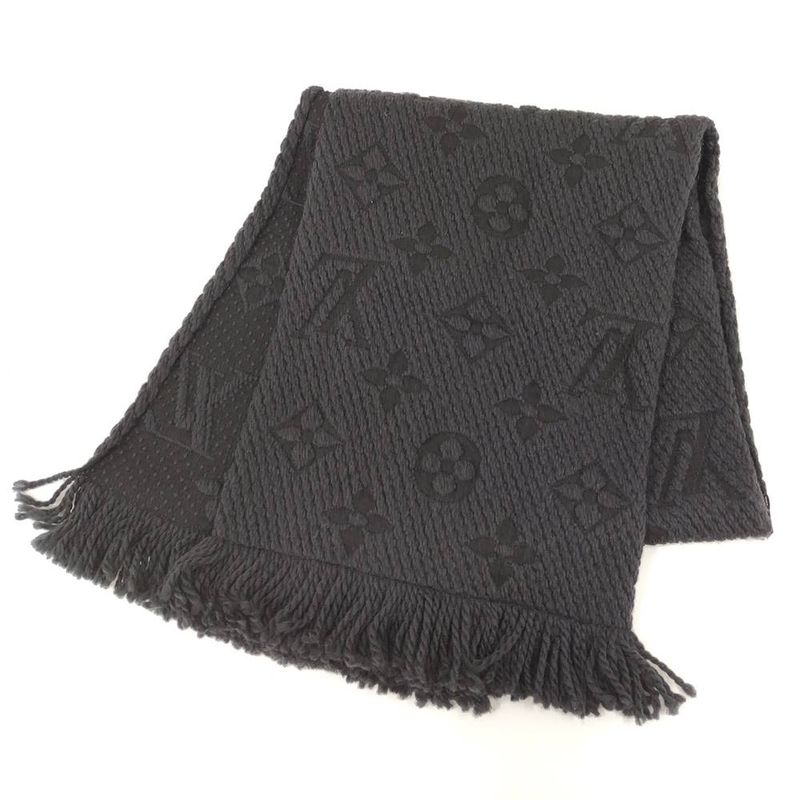 Louis Vuitton Echarpe Logo Mania Scarf Monogram Black