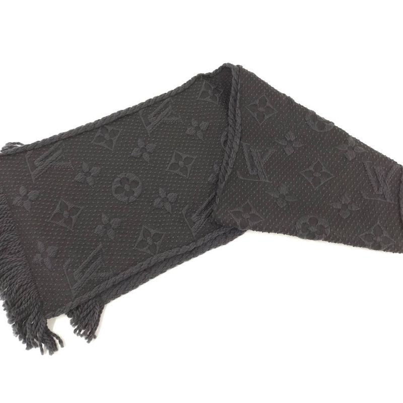 Louis Vuitton Echarpe Logo Mania Scarf Monogram Black