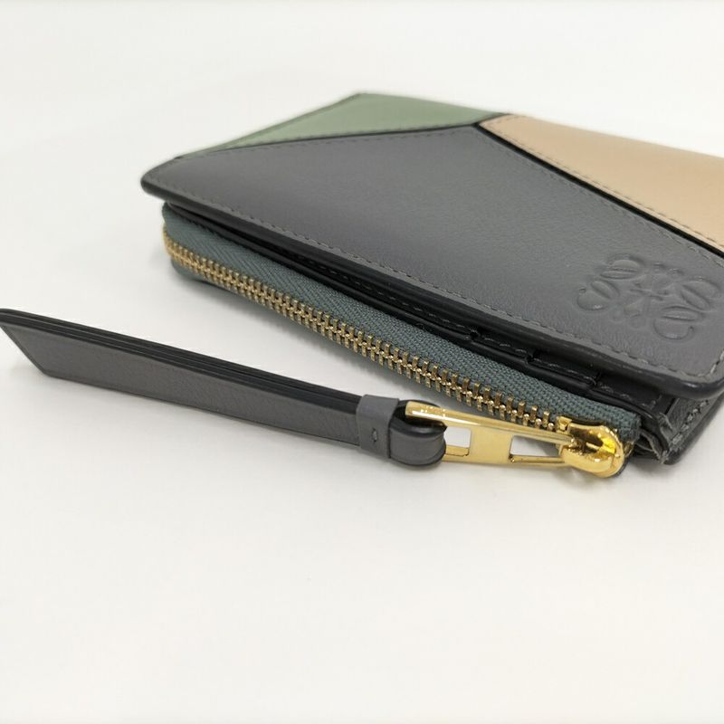 Loewe Compact Wallet Puzzle Leather