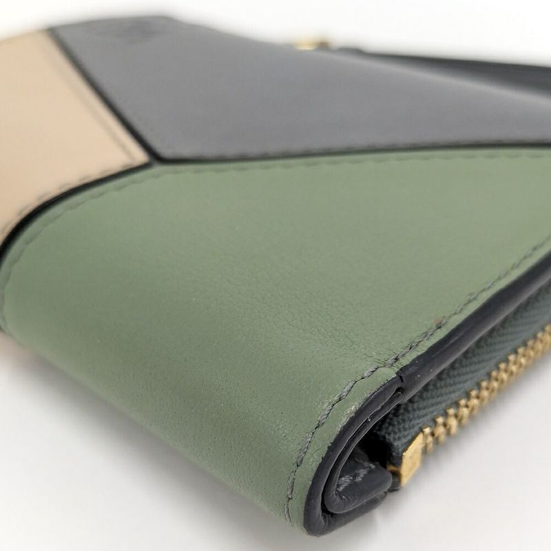 Loewe Compact Wallet Puzzle Leather