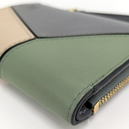Loewe Compact Wallet Puzzle Leather