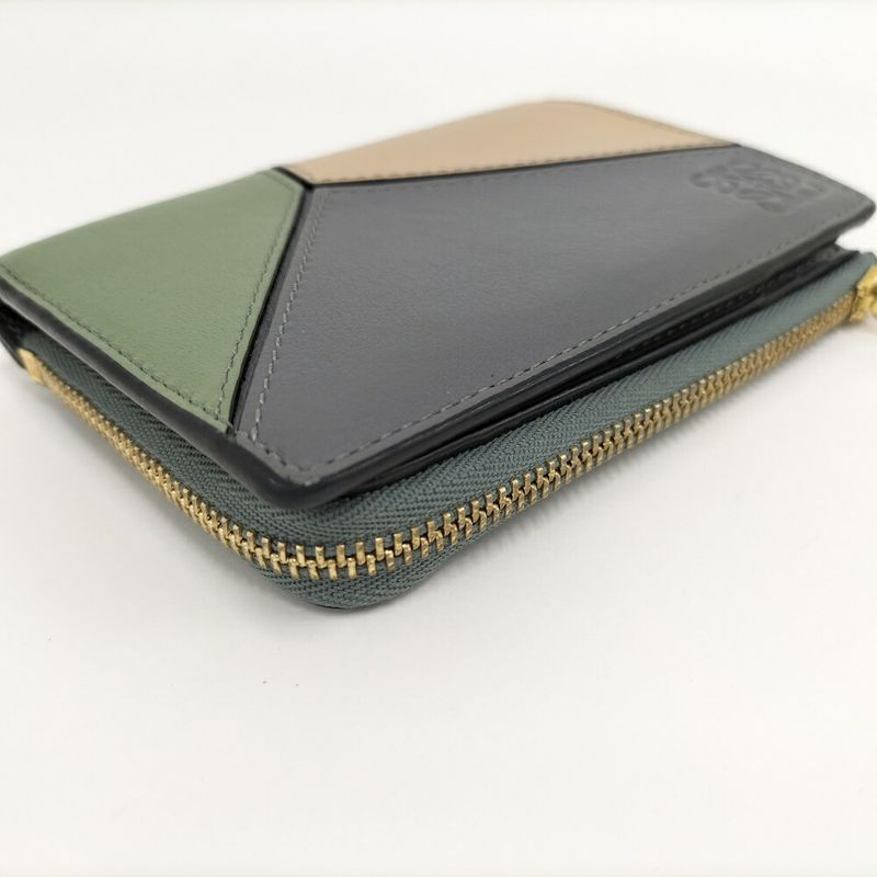 Loewe Compact Wallet Puzzle Leather