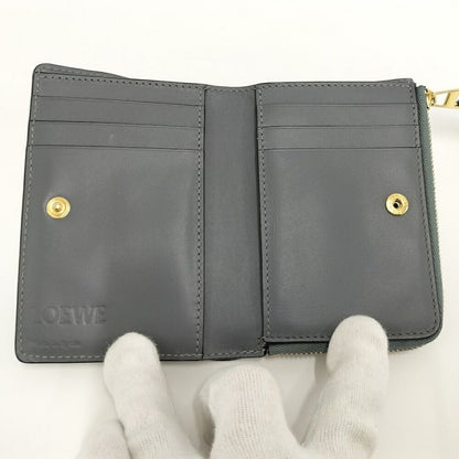 Loewe Compact Wallet Puzzle Leather