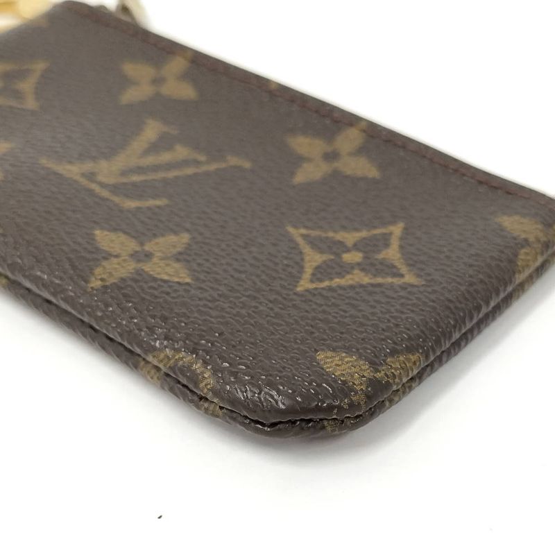 Louis Vuitton Pochette Cles Coin Case Key with Key Ring Monogram