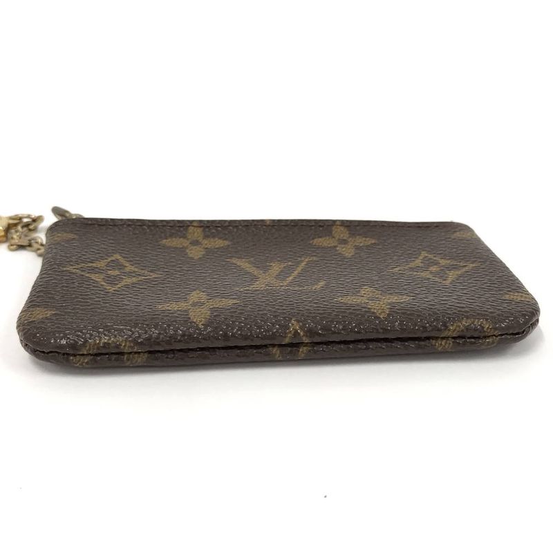 Louis Vuitton Pochette Cles Coin Case Key with Key Ring Monogram