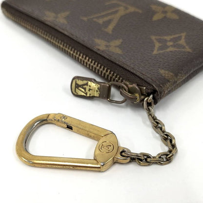 Louis Vuitton Pochette Cles Coin Case Key with Key Ring Monogram