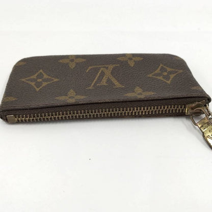 Louis Vuitton Pochette Cles Coin Case Key with Key Ring Monogram
