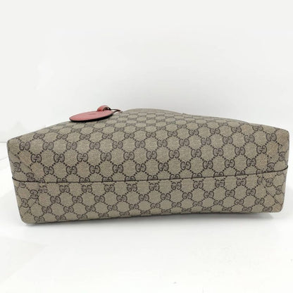 Gucci Reversible Tote GG Supreme Red Beige
