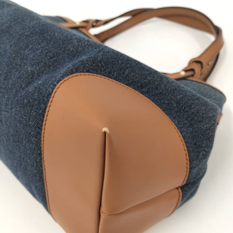 Gucci Craft Tote Logo Denim