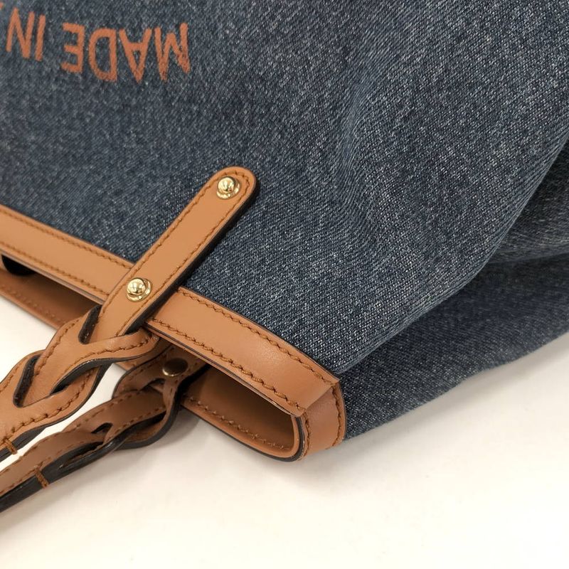 Gucci Craft Tote Logo Denim