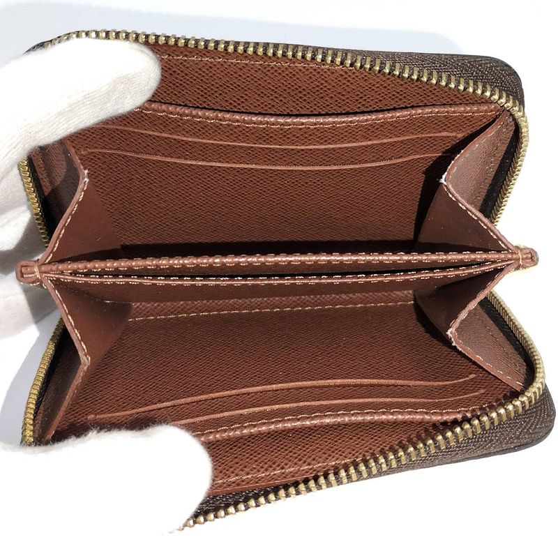 Louis Vuitton Zippy Coin Purse Monogram Brown
