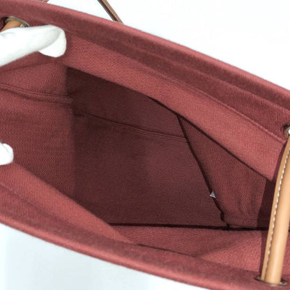 Hermes Sac Aline MM Shoulder Bag Canvas Toilet Blanc