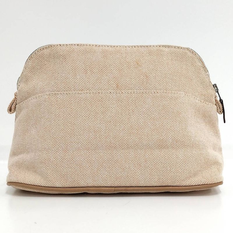 Hermes Bolide Pouch MM 25 Toile Ash Natural