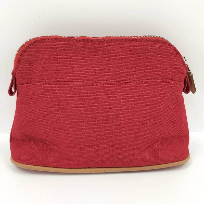 Hermes Bolide Pouch Mini 20 Canvas Red