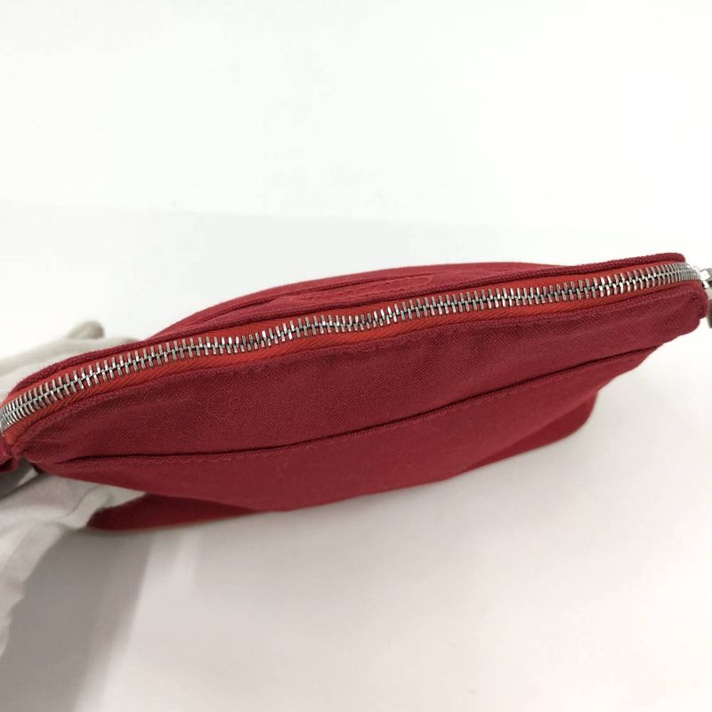 Hermes Bolide Pouch Mini 20 Canvas Red