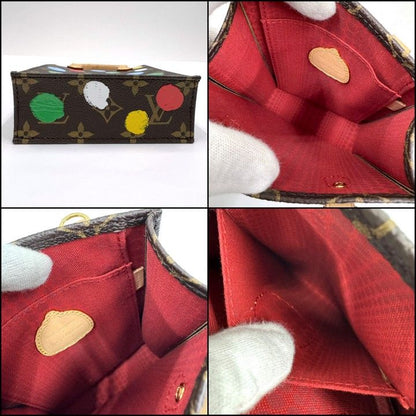 Louis Vuitton Yayoi Kusama Petite Sac Plat Handbag Monogram