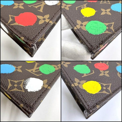 Louis Vuitton Yayoi Kusama Petite Sac Plat Handbag Monogram