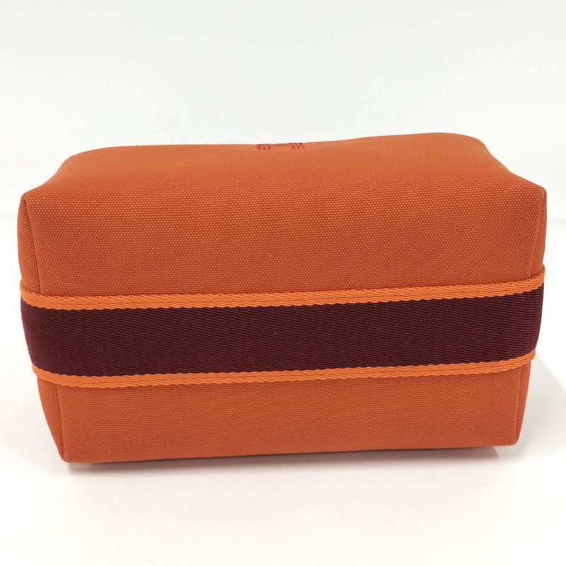Hermes Bride-a-Brac PM Pouch Canvas Orange