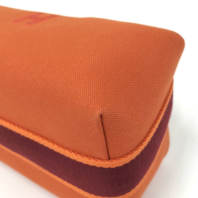 Hermes Bride-a-Brac PM Pouch Canvas Orange