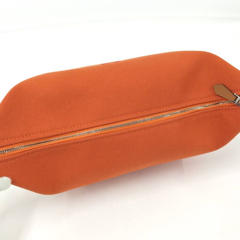 Hermes Bride-a-Brac PM Pouch Canvas Orange