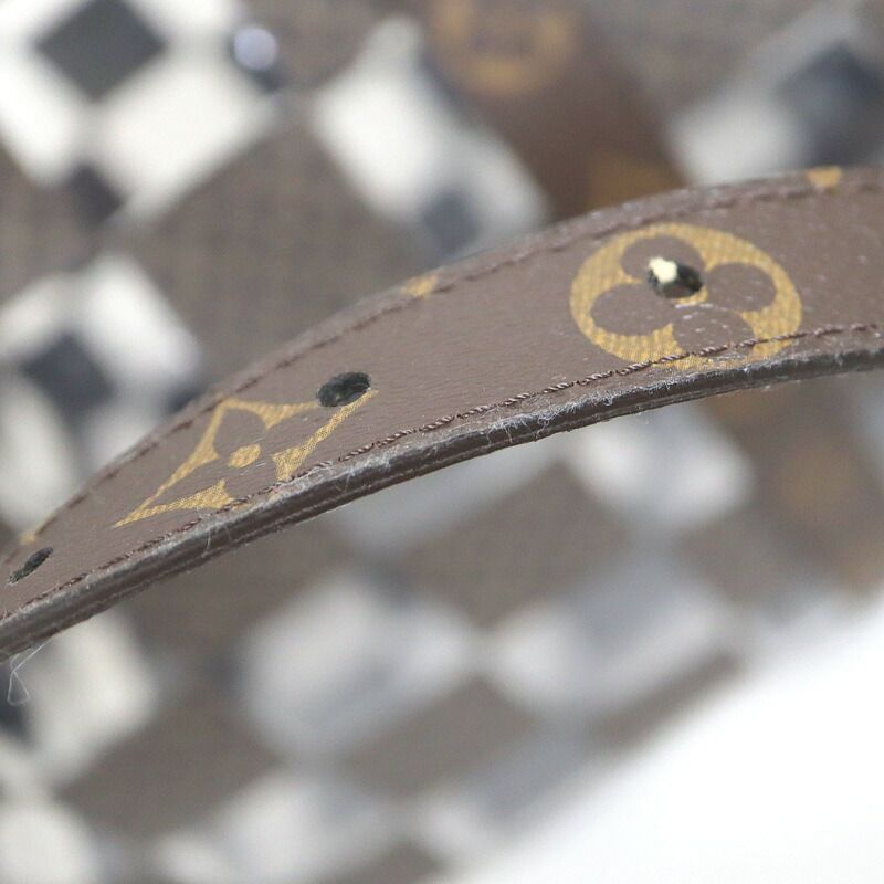 Louis Vuitton Keepall Bandouliere 50 Boston Bag Monogram Chess Brown