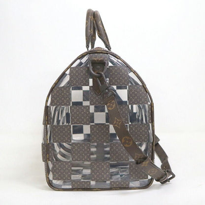 Louis Vuitton Keepall Bandouliere 50 Boston Bag Monogram Chess Brown