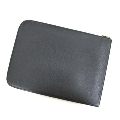 Louis Vuitton Posh Documan Clutch Epi Noir Black
