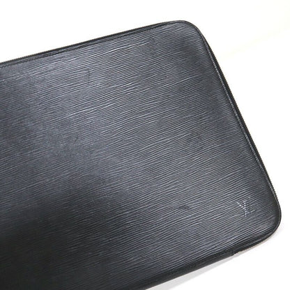 Louis Vuitton Posh Documan Clutch Epi Noir Black
