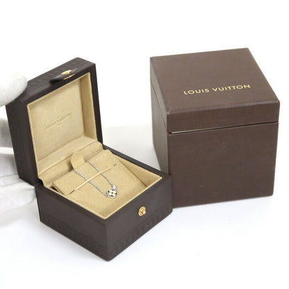 Louis Vuitton Pendentif Necklace Monogram Idylle White Gold