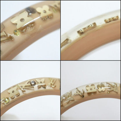 Louis Vuitton Brassunk Illusion Bangle Resin Clear Bracelet
