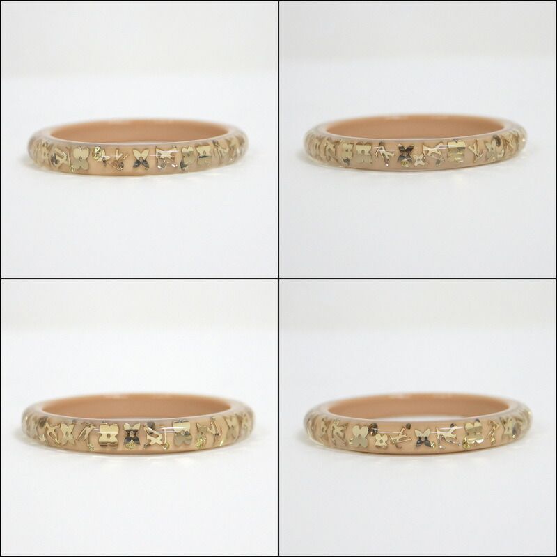 Louis Vuitton Brassunk Illusion Bangle Resin Clear Bracelet