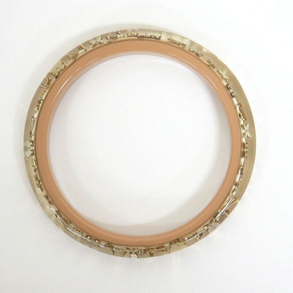 Louis Vuitton Brassunk Illusion Bangle Resin Clear Bracelet