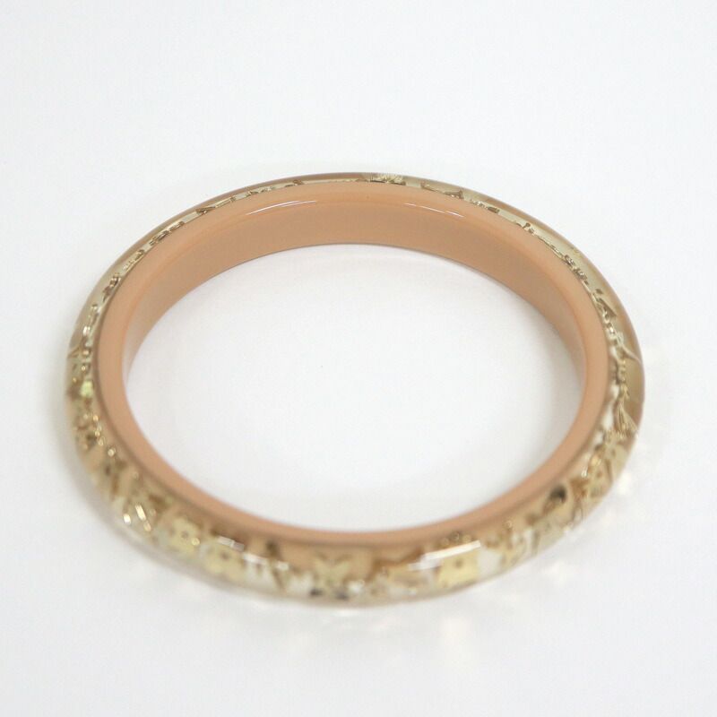 Louis Vuitton Brassunk Illusion Bangle Resin Clear Bracelet