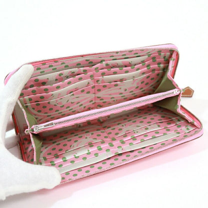 Hermes Azap Long Silk in Wallet Epsom Rose Confetti Silver Y-engraved