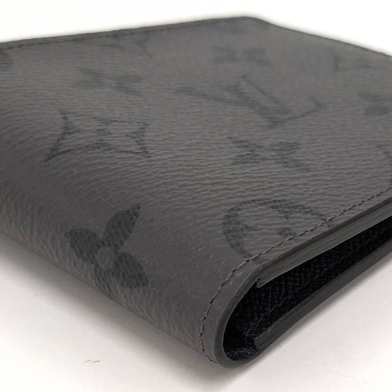 Louis Vuitton Portefeuille Calf Billfold Monogram Eclipse Wallet