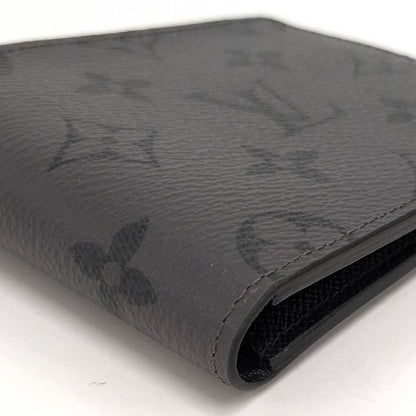 Louis Vuitton Portefeuille Calf Billfold Monogram Eclipse Wallet