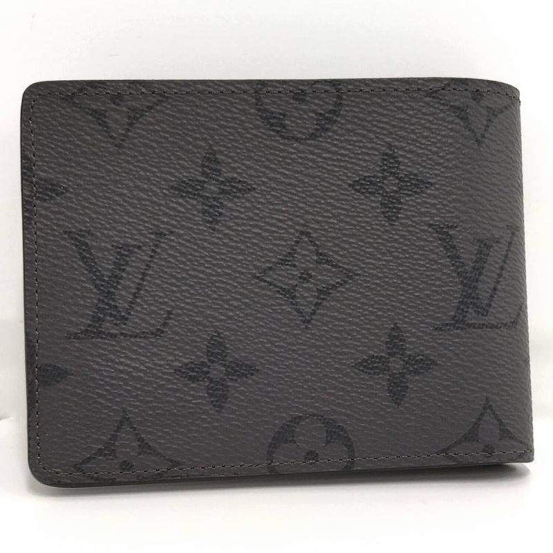 Louis Vuitton Portefeuille Calf Billfold Monogram Eclipse Wallet