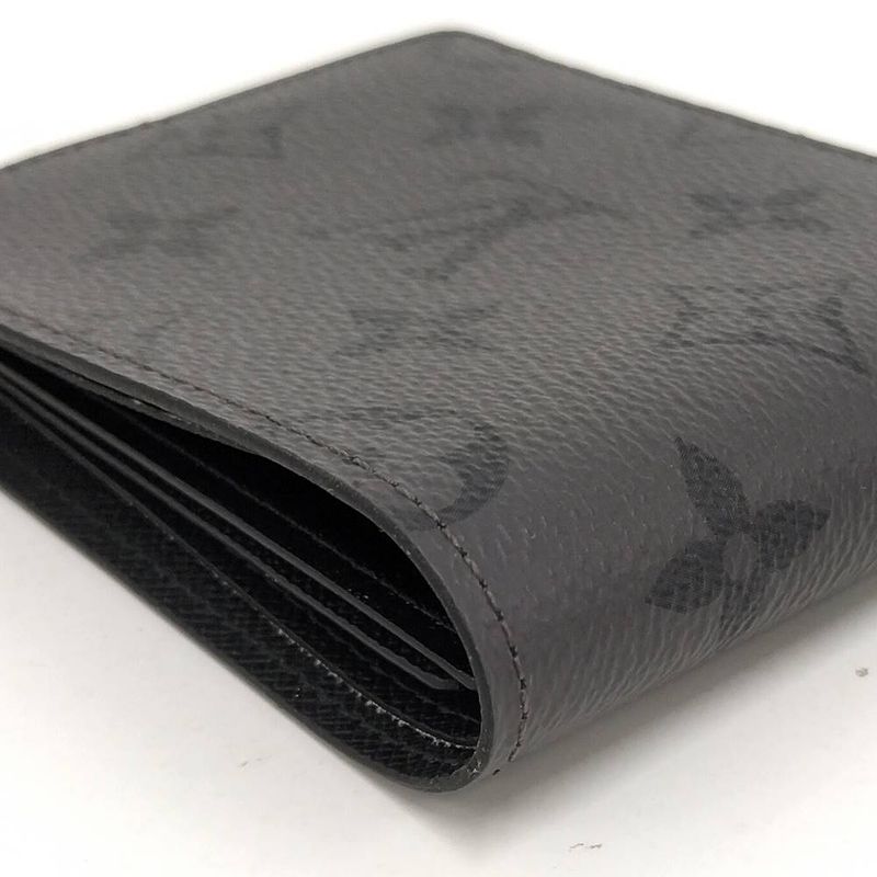 Louis Vuitton Portefeuille Calf Billfold Monogram Eclipse Wallet