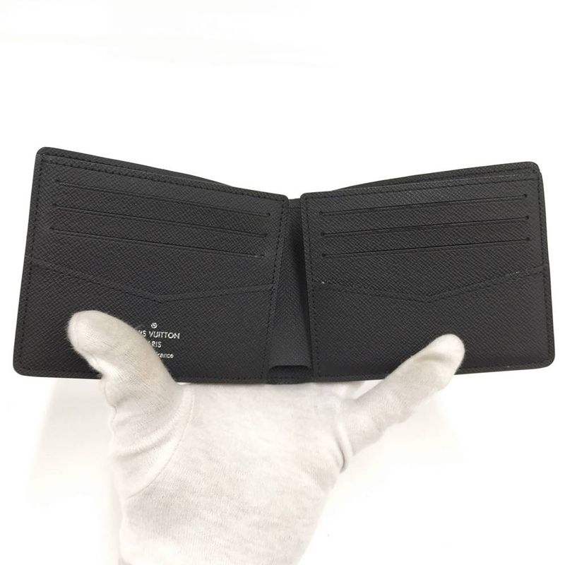 Louis Vuitton Portefeuille Calf Billfold Monogram Eclipse Wallet