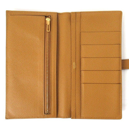 Hermes Bearn Souffle Wallet Veau Epsom Sesame Gold