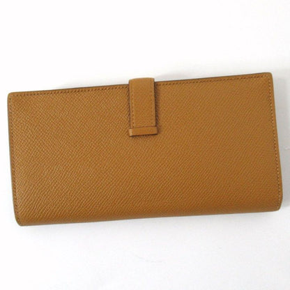 Hermes Bearn Souffle Wallet Veau Epsom Sesame Gold