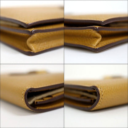 Hermes Bearn Souffle Wallet Veau Epsom Sesame Gold