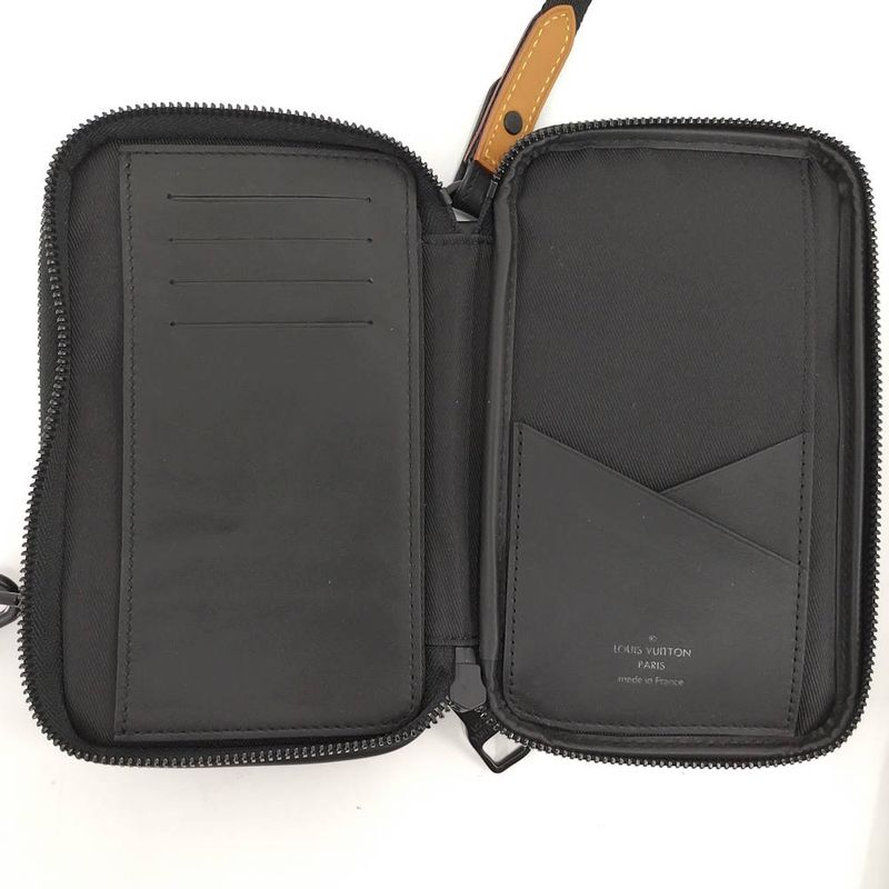 Louis Vuitton Double Phone Pouch Collaboration Shoulder Bag Damier Giant