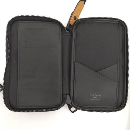 Louis Vuitton Double Phone Pouch Collaboration Shoulder Bag Damier Giant