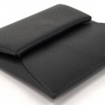 Hermes Bastia Epsom Coin Case Leather Black