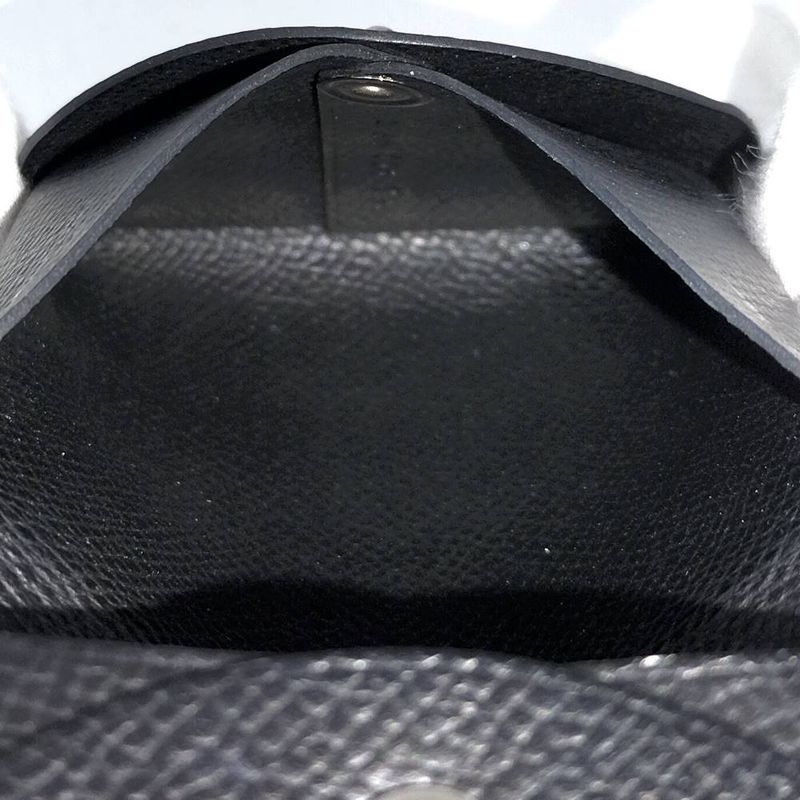 Hermes Bastia Epsom Coin Case Leather Black
